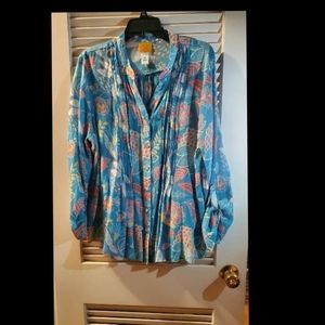 Ruby Red women's blouse